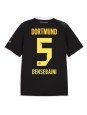 Moški Nogometna dresi replika Borussia Dortmund Ramy Bensebaini #5 Gostujoči 2026-27 Kratek rokav Moški Nogometna dresi replika Borussia Dortmund Ramy Bensebaini #5 Gostujoči 2026-27 Kratek rokav